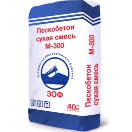 Пескобетон М300 (Зубцов) 40 кг(30шт/под)