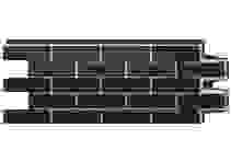 Фасадная панель Grand Line Клинкерный кирпич Премиум/Design шоколадный со швом RAL 7006