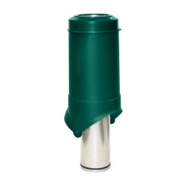 Выход вентиляции Krovent Pipe-VT IS 125/изол./500 зеленый (RAL 6005)