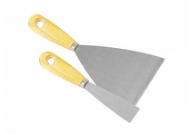 шпатель 40 мм стальной с деревянной ручкой