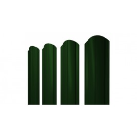 Штакетник металлический Круглый фигурный 0,45 PE RAL 6005
