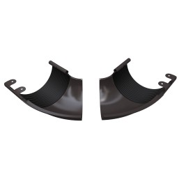 Угол желоба регулируемый 100-165°, внешний, темно-коричневый, RR 32, 125/90 SMARTLINE Steel