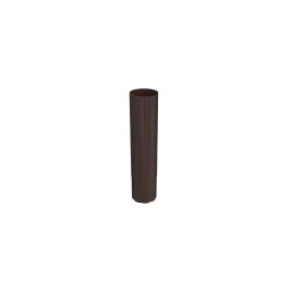 Труба водосточная 3 м п., коричневый, RAL 8017, 125/90 SMARTLINE Steel