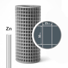 Сетка сварная ОЦ 25*50*1,6мм 1,0х25м (25кв.м)