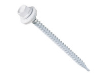 Саморез кровельный 4,8х70 RAL 9003 (100 шт/уп, сигнальный белый)