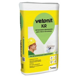Шпаклевка полимерная финишная Vetonit KR 20 кг (56шт/под)