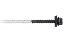 Саморез кровельный 4,8х70 RAL 7024 (100 шт/уп, графитовый серый)