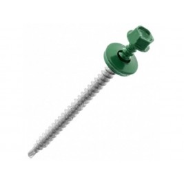 Саморез кровельный 4,8х70 RAL 6029 (100 шт/уп, мятно-зеленый)