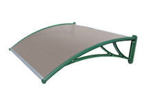 Козырек 1200мм бронзовый кронштейн зеленый Faracs