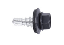 Саморез кровельный 5,5х19 RAL 7024 (графитовый серый, 250 шт/упак)