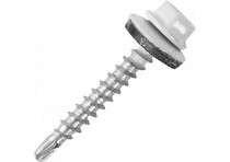 Саморез кровельный 4,8х35 RAL 9003 (250 шт/уп, сигнальный белый)