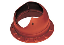 Проходной элемент для г/ч и фальца Krovent Base-VT Seam 110 красный (RAL 3009)