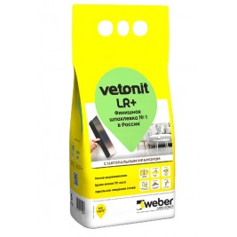 Шпаклевка полимерная финишная Vetonit LR+ 5кг (108 шт/под)