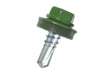 Саморез кровельный 5,5х19 RAL 6002 (зеленый лист)