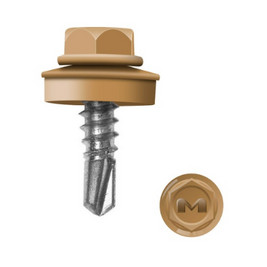 Саморез кровельный 5,5х19 RAL 1011 (коричнево-бежевый)