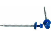 Саморез кровельный 4,8х70 RAL 5005 (100 шт/уп, сигнальный синий)