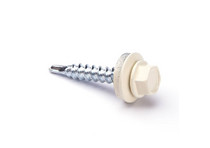 Саморез кровельный 4,8х35 RAL 1015 (250 шт/уп, светлая слоновая кость)