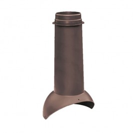 Выход вентиляции Krovent Pipe-VT 110/500 универсальный коричневый (RAL 8017)