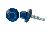 Саморез кровельный 5,5х25 RAL 5005 (сигнальный синий)