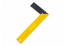угольник столярный металлический 350мм желтый