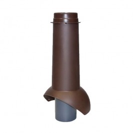Выход канализации Krovent Pipe-VT IS 125/изол./500 коричневый (RAL 8017)