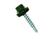Саморез кровельный 4,8х38 RAL 6005 (зеленый мох)