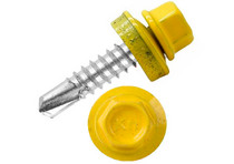 Саморез кровельный 5,5х19 RAL 1018 (цинково-желтый)