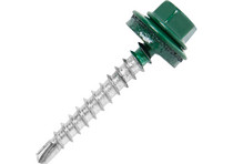 Саморез кровельный 4,8х35 RAL 6005 (250 шт/уп, зеленый мох)