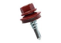 Саморез кровельный 5,5х19 RAL 3011 (коричнево-красный)