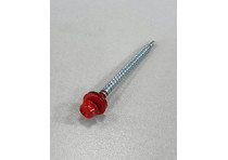 Саморез кровельный 4,8х70 RAL 3020 (100 шт/уп, транспортный красный)