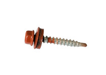 Саморез кровельный 4,8х35 RAL 8004 (250 шт/уп, медно-коричневый)