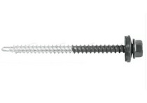 Саморез кровельный 4,8х70 RAL 7005 (100 шт/уп, мышино-серый)