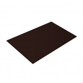 Плоский лист с плёнкой PE RAL 8017 2м*1,25м 0,4