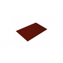 Плоский лист с плёнкой PE RAL 3005 2м*1,25м 0,4