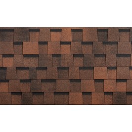 Гибкая черепица Docke LUX DRAGON Кофе 2,38м2