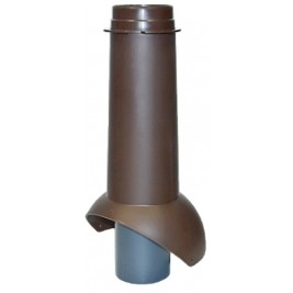 Выход канализации Krovent Pipe-VT 110/500 коричневый (RAL 8017)