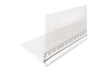 Профиль фасадный капельник ПВХ с сеткой 2,5м