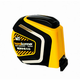 Hanskonner HK2010-02-5-22 Рулетка 5х22, автостоп, обрезин. корпус, магнит