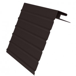 J-фаска к сайдингу (3,00 м) коричневый эконом