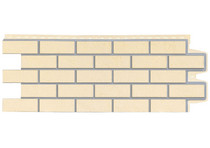 Фасадная панель Grand Line Состаренный кирпич Премиум/Design бежевый со швом RAL 7006