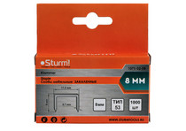 Скобы для степлера 8мм,53тип Sturm!