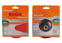 Тарелка опорная шлифовальная с липучей осн. Velcro, D125мм, М14 Sturm!