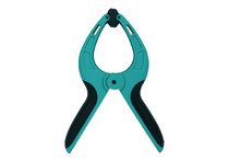 Струбцина клещеобразная, усиленная пружина, пластик. корпус, 205мм, зев 88мм Sturm!