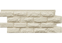 Фасадная панель Grand Line Колотый камень Стандарт/Classic молочная