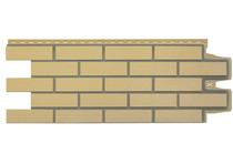 Фасадная панель Grand Line Клинкерный кирпич Премиум/Design песочный со швом RAL 7006 Фасадная панель Grand Line Клинкерный кирпич Премиум/Design песочный со швом RAL 7006