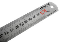 Линейка металл., антикор. покр. +таблица величин 1000мм Sturm!