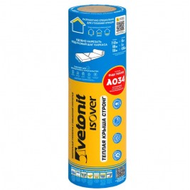 Утеплитель Vetonit (ISOVER) Теплая Крыша Стронг-150х1220х4000/Е/К (4,88м2, 0,732м3)