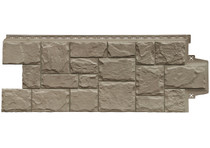 Фасадная панель Grand Line Крупный камень Элит/Design Plus какао