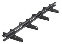 Снегозадержатель трубчатый овальный RAL 7024 3м D-BORK 45х25 ZN 4оп