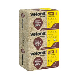 Утеплитель Vetonit (ISOVER) Теплые Стены Стронг-100х610х1000/Е/К (3,05м2, 0,305м3) 40шт/пал.